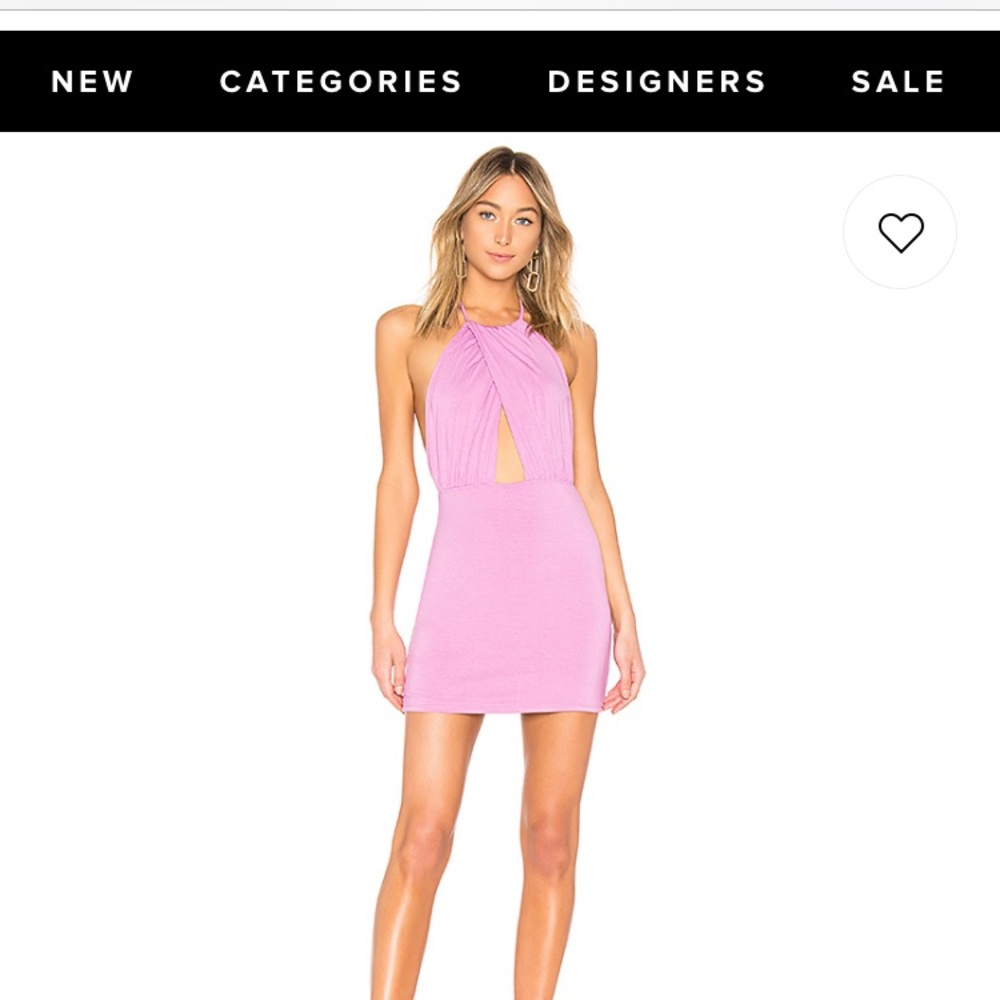 Rosie Halter Mini Dress from Revolve